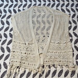 Maurices size small fringed, sweater cardigan